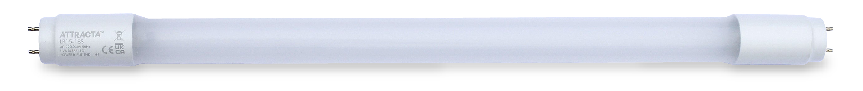Attracta™ Retrofit LED UV-rør, splintfri 18"/450mm Attracta™ Retrofit LED UV-rør, splintfri 18"/450mm