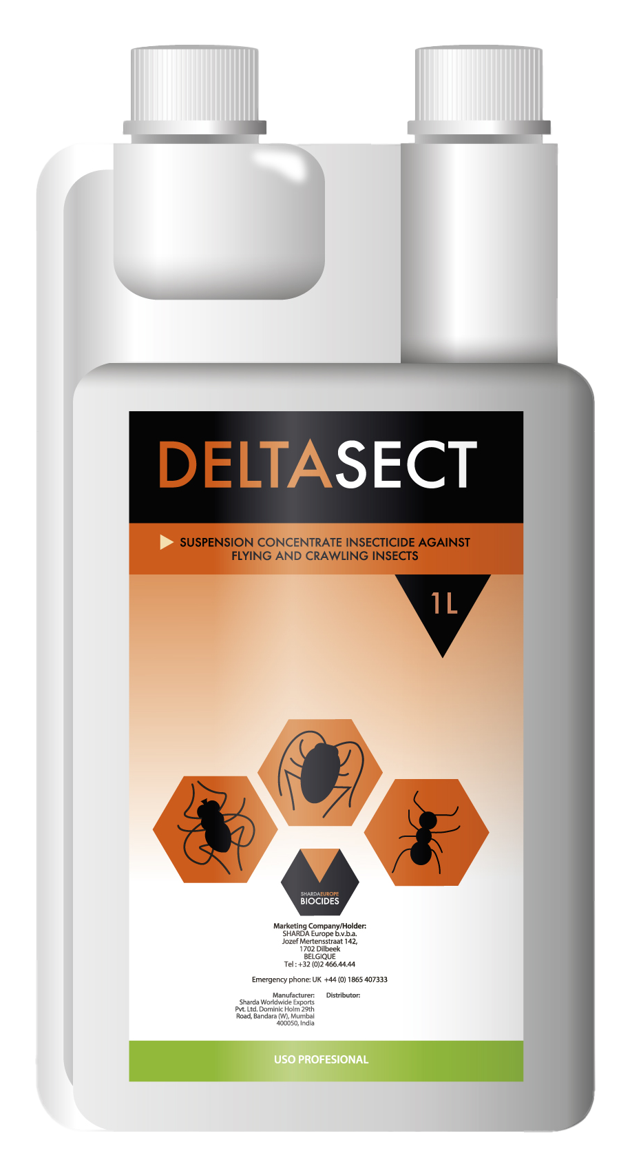 Deltasect Insektmiddel koncentrat, 1 liter Deltasect Insektmiddel koncentrat, 1 liter