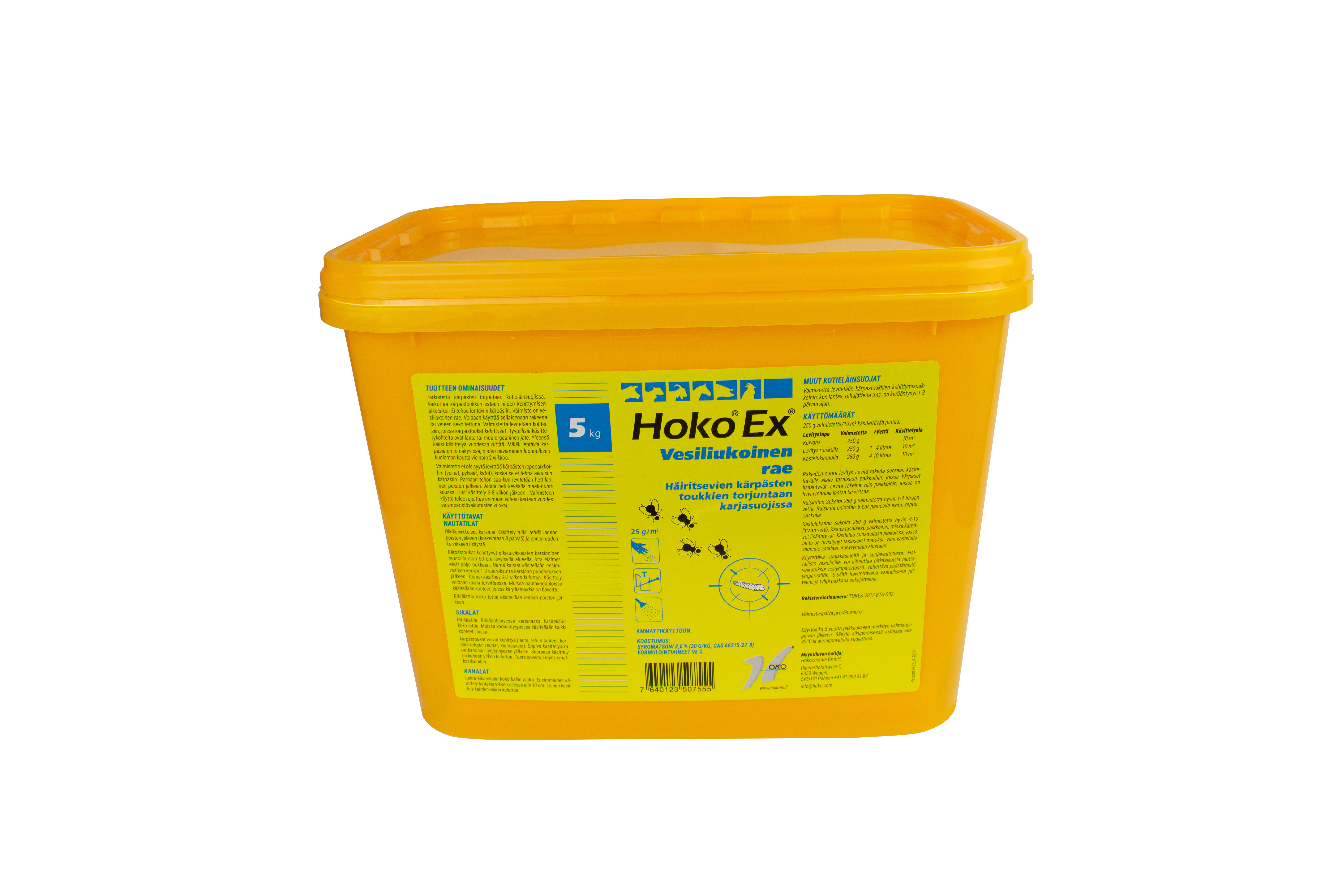 Hokoex larvicid mod fluelarver, 5 kg. Hokoex larvicid mod fluelarver, 5 kg.