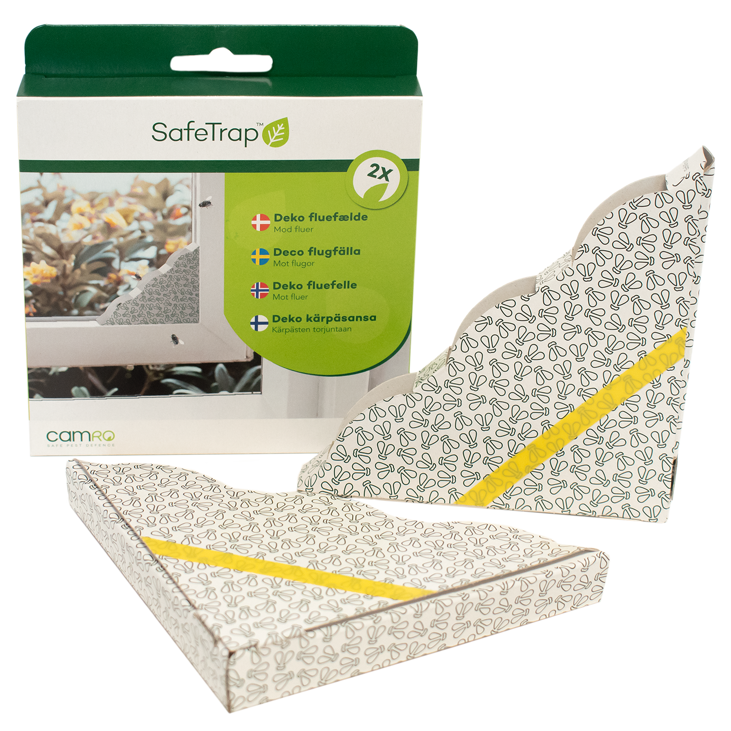 SafeTrap Deko fluefælde til Vindue Mod Fluer (x2) SafeTrap Deko fluefælde til Vindue Mod Fluer (x2)