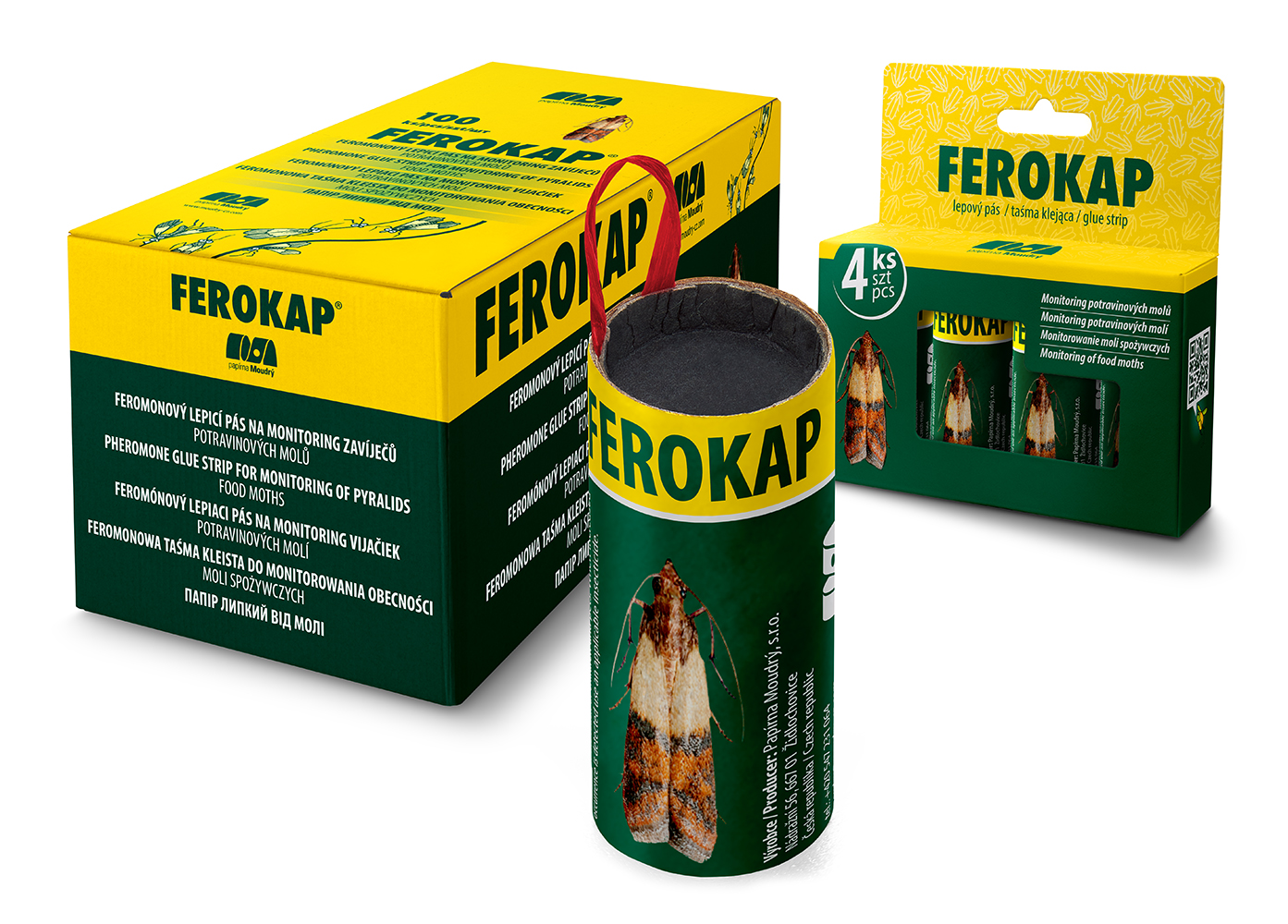 FEROKAP limspiral med feromon mod fødevaremøl