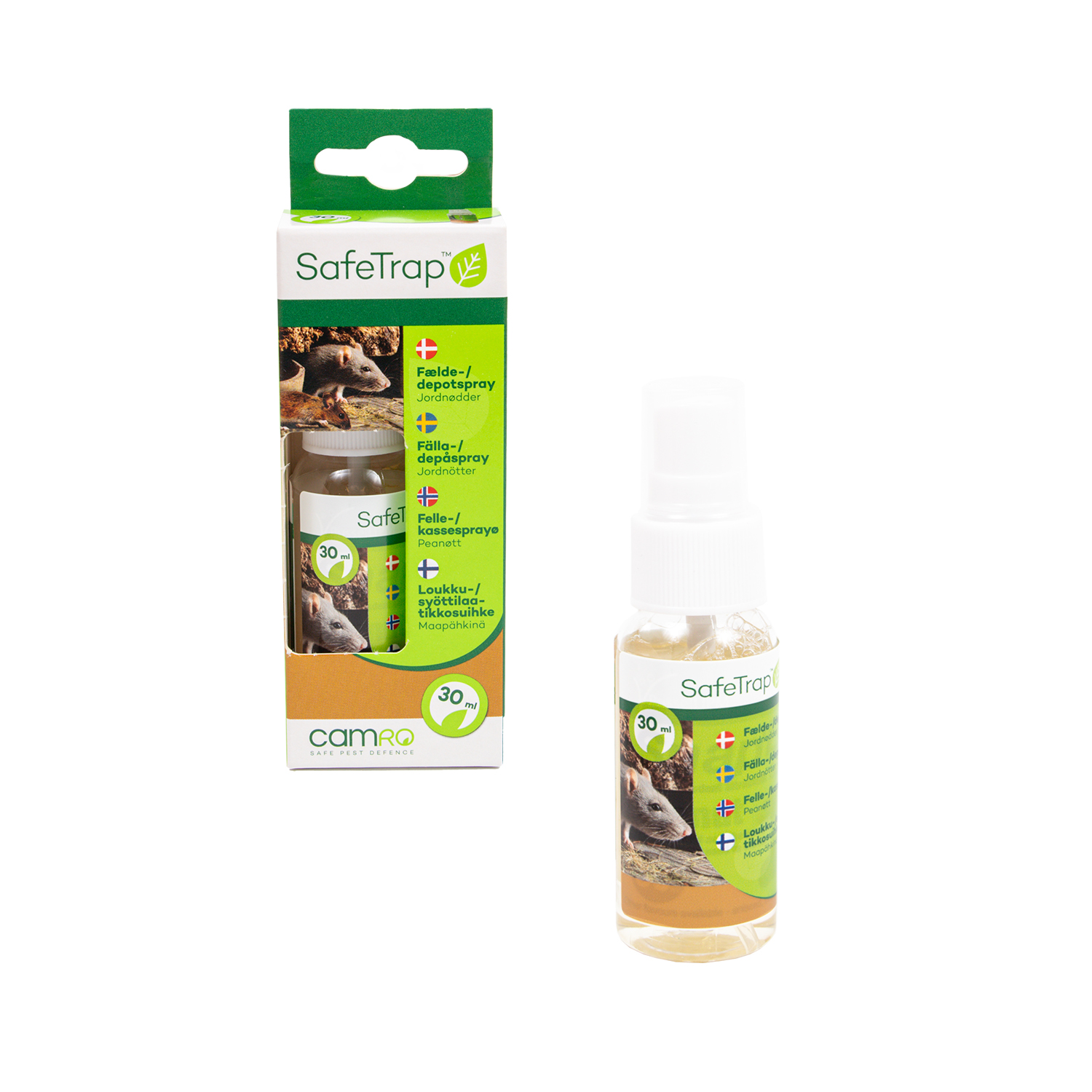 SafeTrap  Fælde & depot spray 30ml, Peanut SafeTrap  Fælde & depot spray 30ml, Peanut