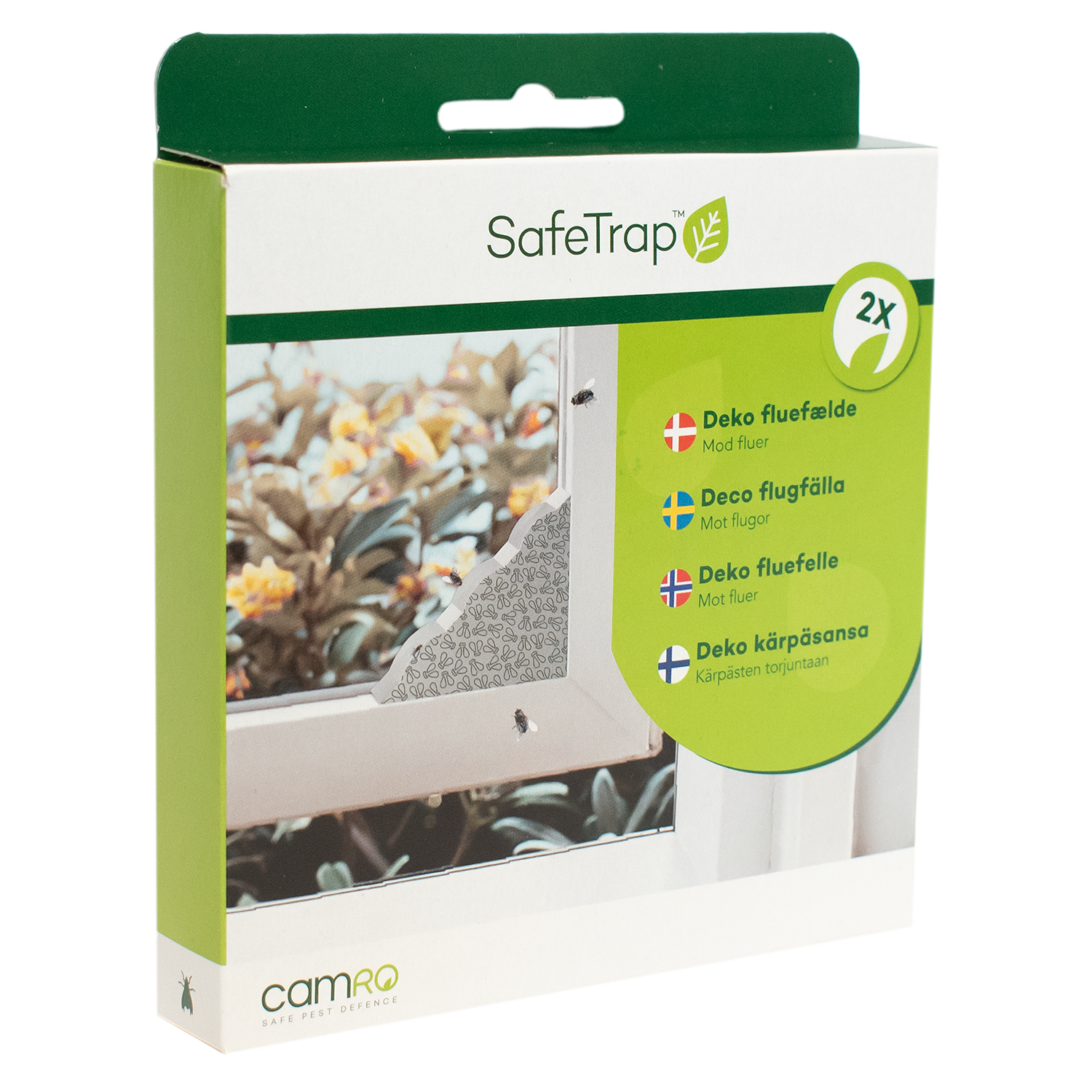 SafeTrap Deko fluefælde til Vindue Mod Fluer (x2) SafeTrap Deko fluefælde til Vindue Mod Fluer (x2)
