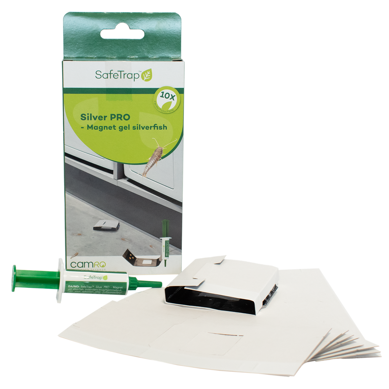 SafeTrap Silver PRO Mod skægkræ og sølvfisk SafeTrap Silver PRO Mod skægkræ og sølvfisk