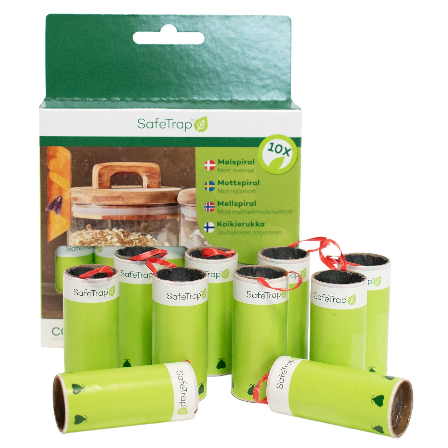 SafeTrap Mølspiral Mod Melmøl (x10) SafeTrap Mølspiral Mod Melmøl (x10)