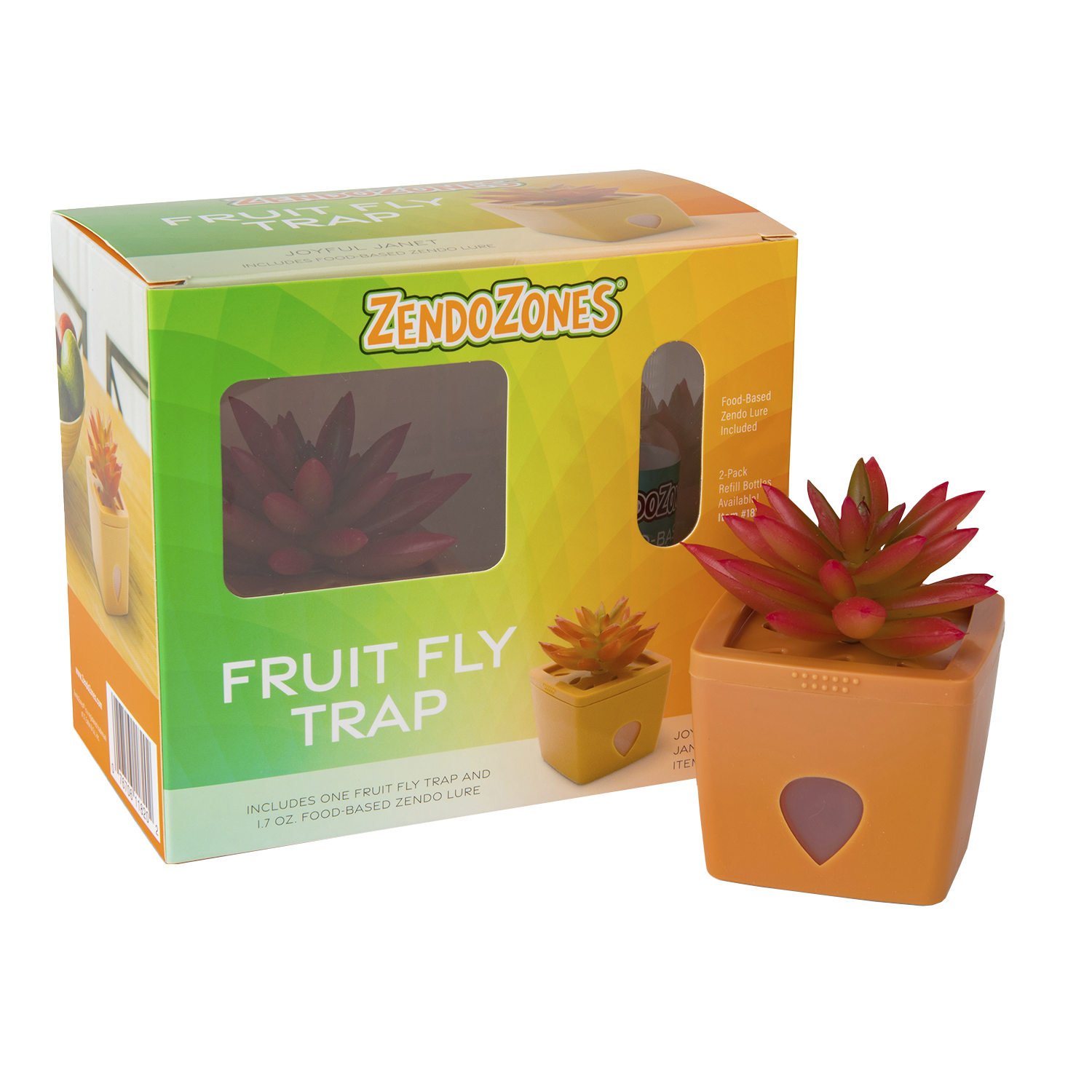 ZendoZones® Bananfluefælde, Joyful Janet, terracotta