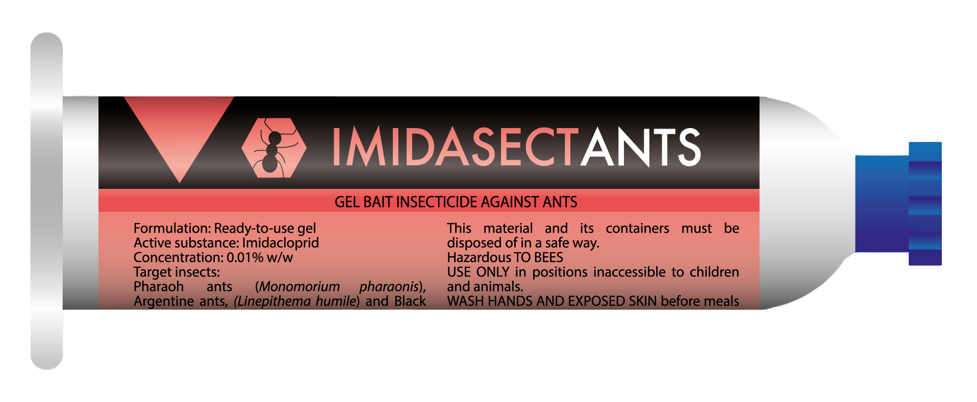 Imidasect Ants myregel, 30 g. tube, 1 stk. (DK) Imidasect Ants myregel, 30 g. tube, 1 stk. (DK)