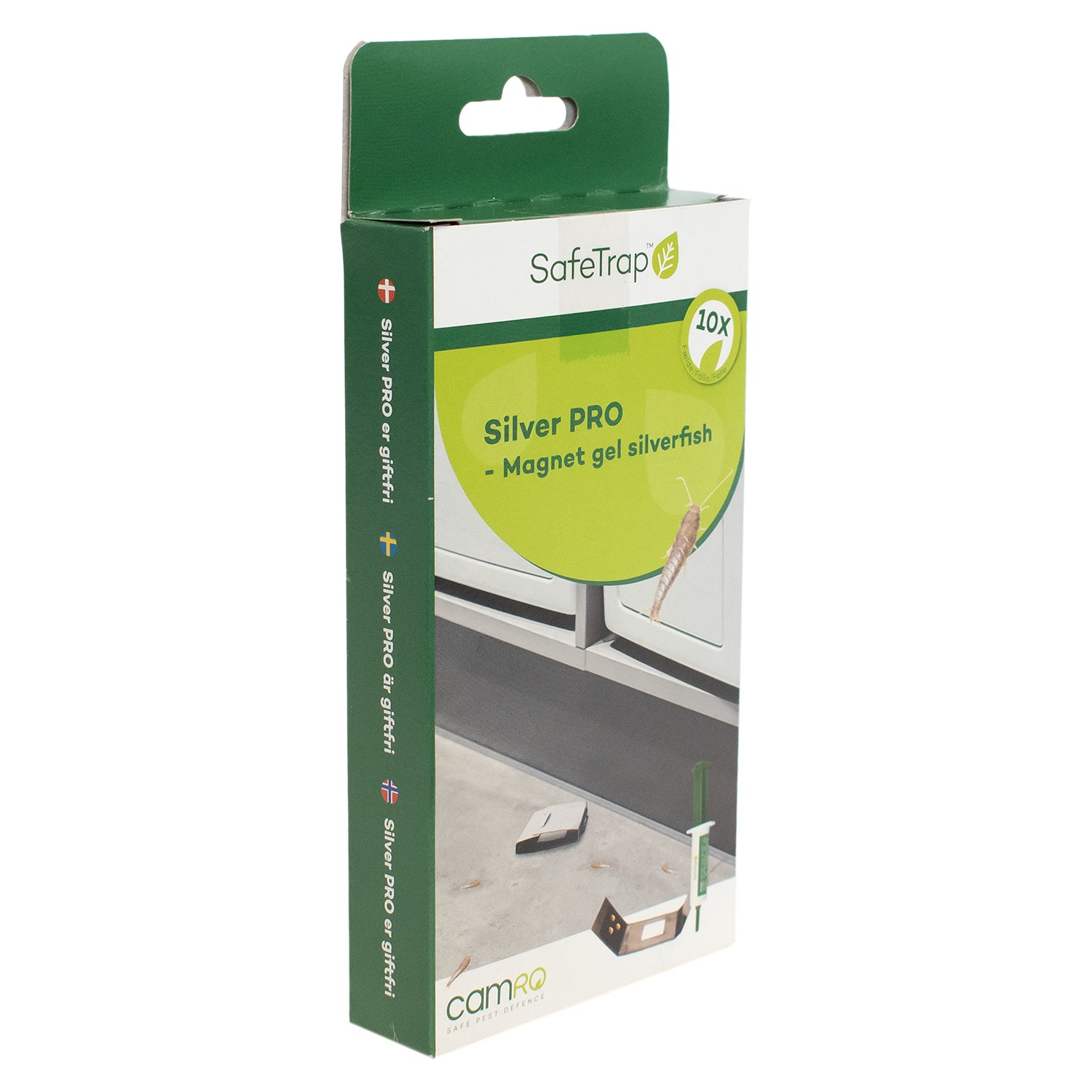 SafeTrap Silver PRO Mod skægkræ og sølvfisk SafeTrap Silver PRO Mod skægkræ og sølvfisk