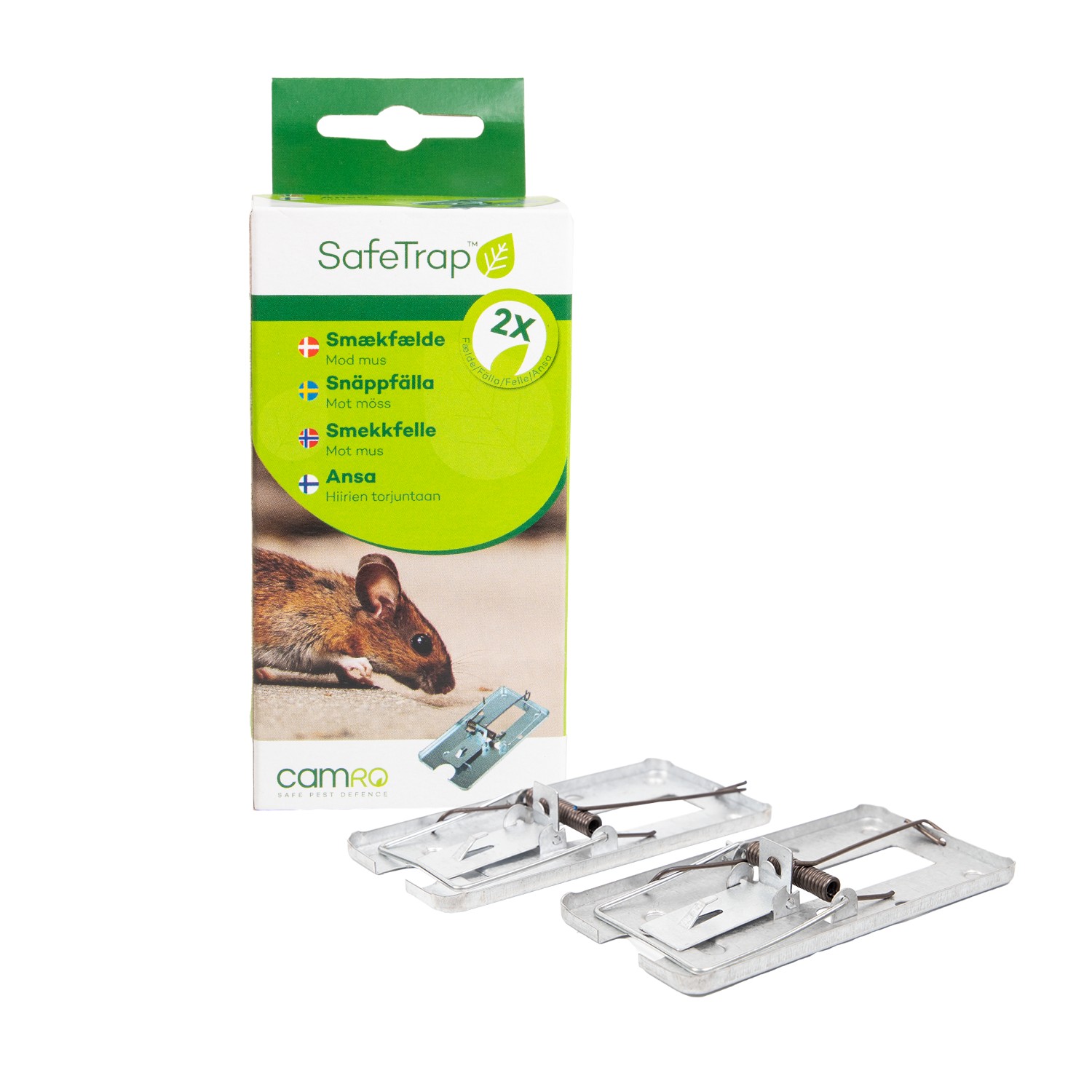 SafeTrap Musefælde metal Mod Mus (x2) SafeTrap Musefælde metal Mod Mus (x2)