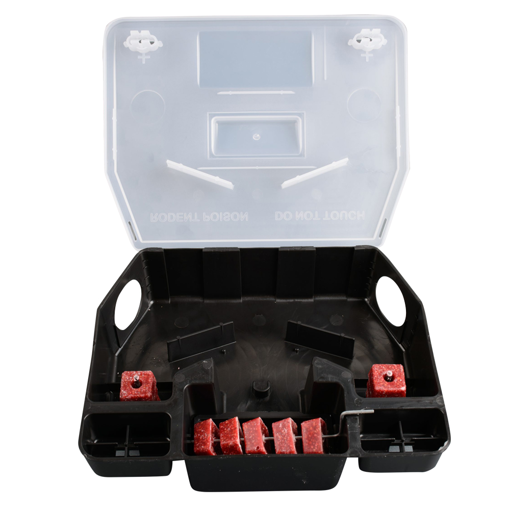 Depot mod Rotter, sort med transparent låg Depot mod Rotter, sort med transparent låg