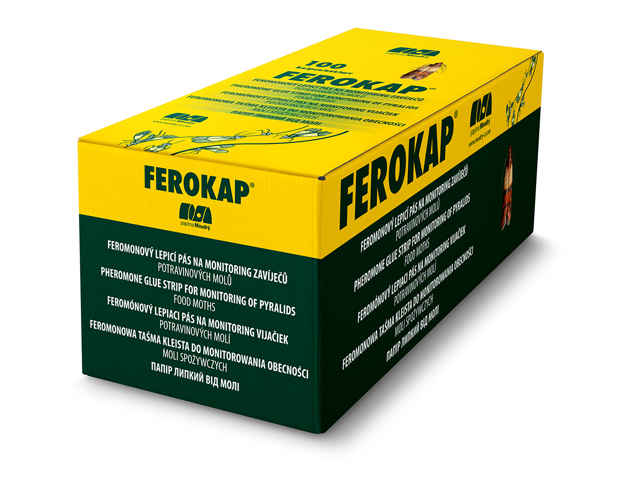 FEROKAP limspiral med feromon mod fødevaremøl FEROKAP limspiral med feromon mod fødevaremøl